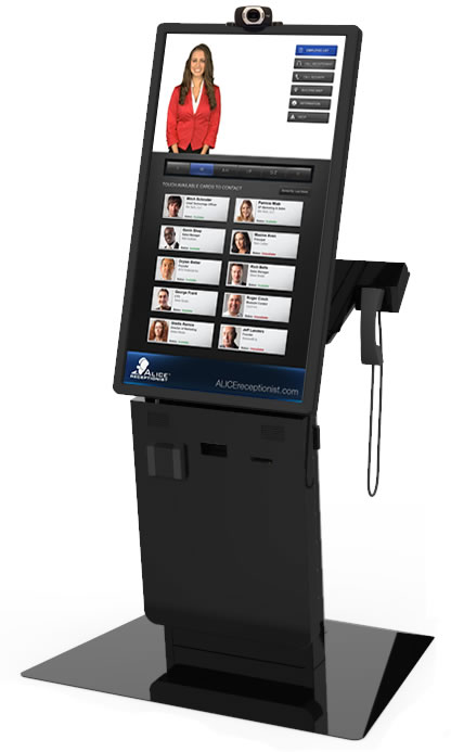 ALICE Portrait kiosk in black